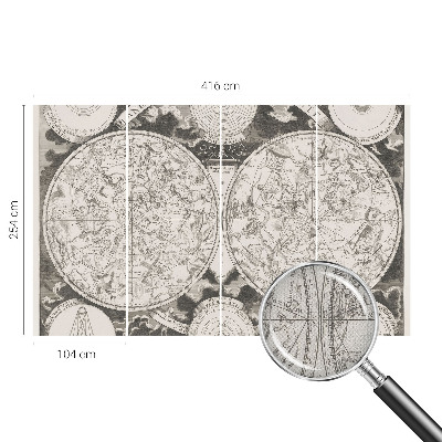 Fototapet barnrum Stjärnkarta