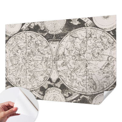 Fototapet barnrum Stjärnkarta