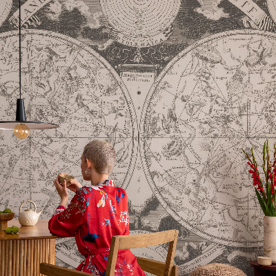 Fototapet barnrum Stjärnkarta