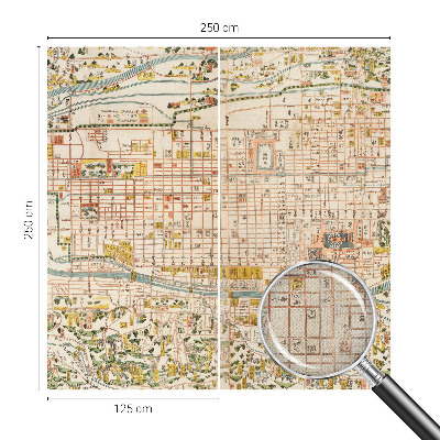 Fototapet för barn Antik karta