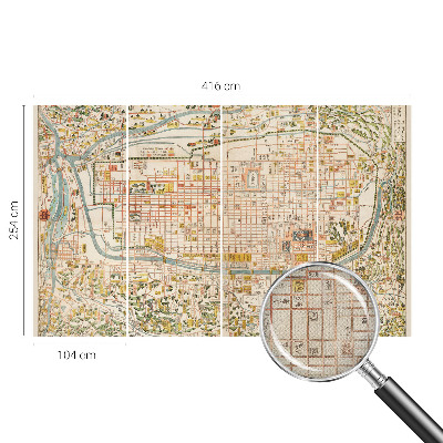 Fototapet för barn Antik karta