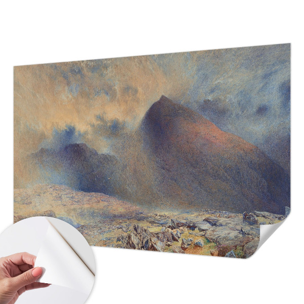 Självhäftande fototapet Bergslandskap