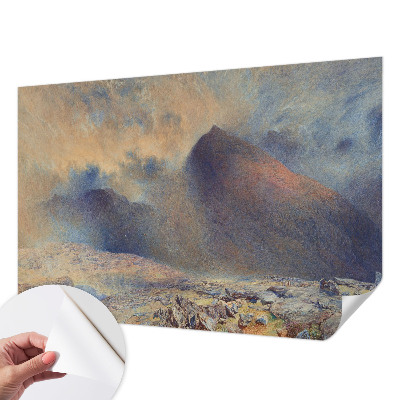 Självhäftande fototapet Bergslandskap