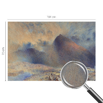 Självhäftande fototapet Bergslandskap