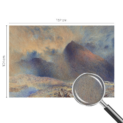 Självhäftande fototapet Bergslandskap