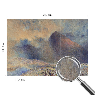 Självhäftande fototapet Bergslandskap