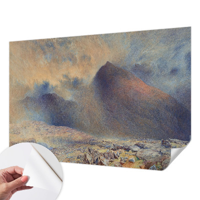 Självhäftande fototapet Bergslandskap