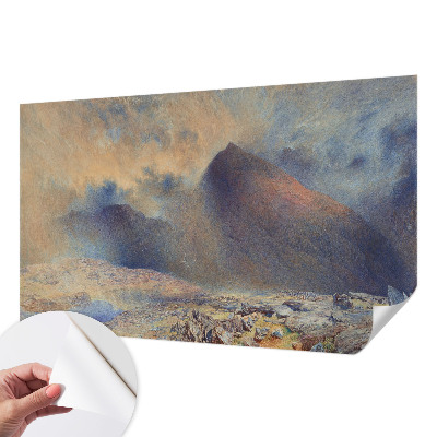 Självhäftande fototapet Bergslandskap