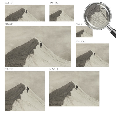 Fototapet för barn Ensam klättrare