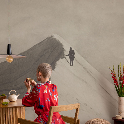 Fototapet för barn Ensam klättrare