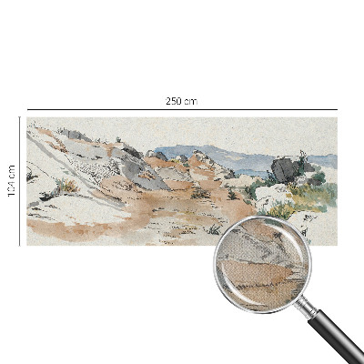 Fototapet barnrum Stenlandskap