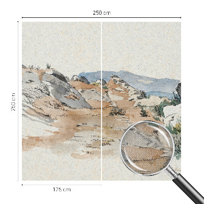 Fototapet barnrum Stenlandskap