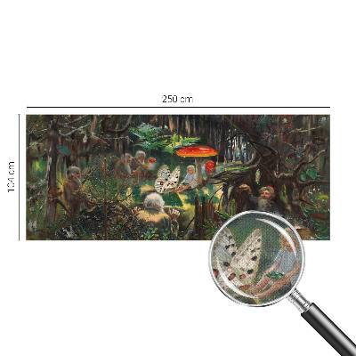 Peel and stick fototapet Sagoskog