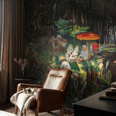 Peel and stick fototapet Sagoskog