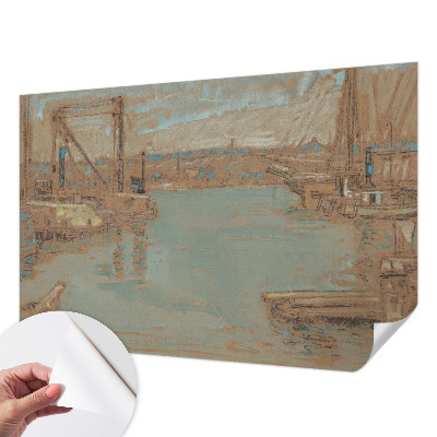 Fototapet för barn Utsikt över hamnen