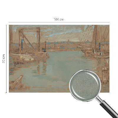 Fototapet för barn Utsikt över hamnen