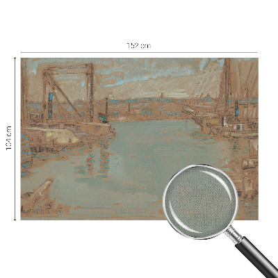 Fototapet för barn Utsikt över hamnen