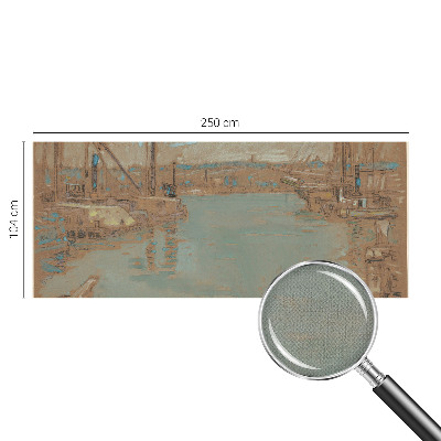 Fototapet för barn Utsikt över hamnen