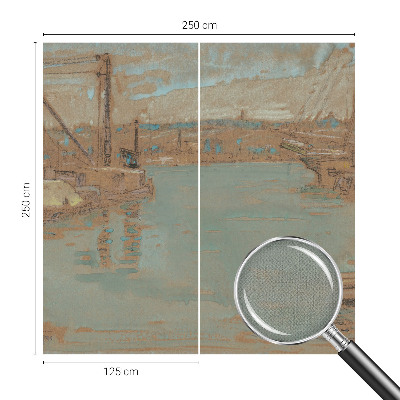 Fototapet för barn Utsikt över hamnen