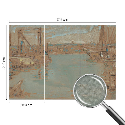 Fototapet för barn Utsikt över hamnen