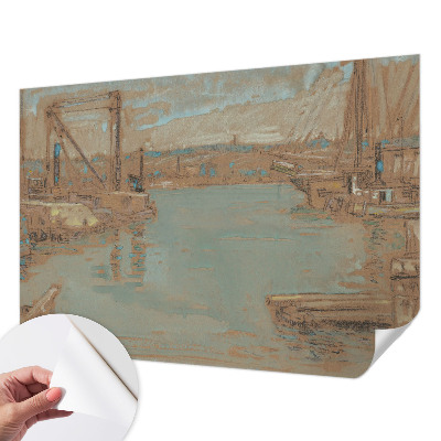 Fototapet för barn Utsikt över hamnen