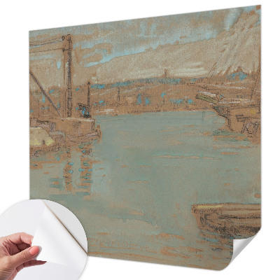 Fototapet för barn Utsikt över hamnen