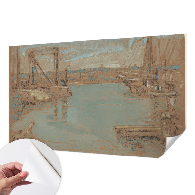 Fototapet för barn Utsikt över hamnen