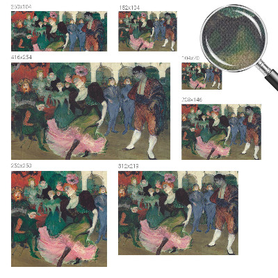 Självhäftande fotovägg Ballroomdans