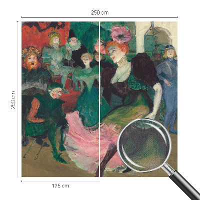 Självhäftande fotovägg med motiv av balettsal för dans- och festmiljöer