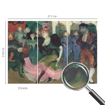 Självhäftande fotovägg Ballroomdans