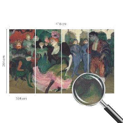 Självhäftande fotovägg Ballroomdans