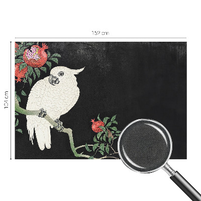 Självhäftande fototapet Granatäpplepapegoja