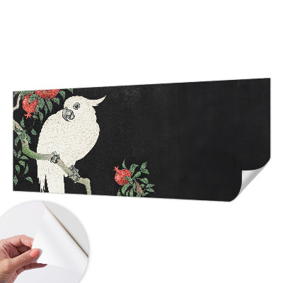 Självhäftande fototapet Granatäpplepapegoja