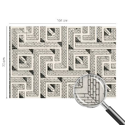 Peel and stick fototapet Tegellabyrint