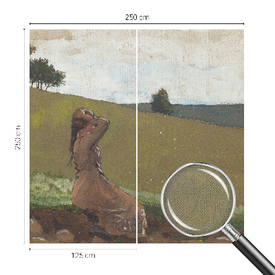 Fototapet barn En tyst scen