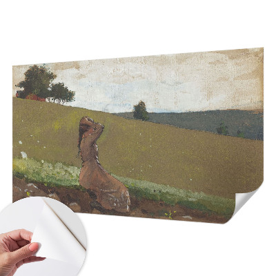 Fototapet barn En tyst scen