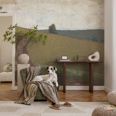 Fototapet barn En tyst scen