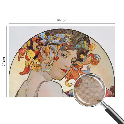 Självhäftande fototapet Färgglad jugend