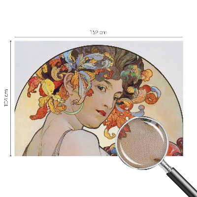 Självhäftande fototapet Färgglad jugend