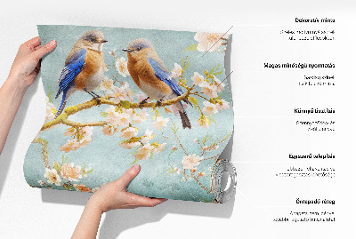 Peel and stick fototapet Blommig idyll