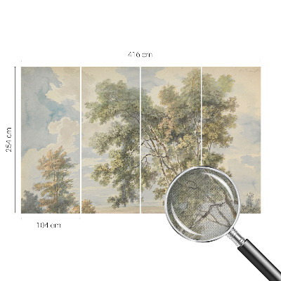 Fototapet för barn Romantisk natur