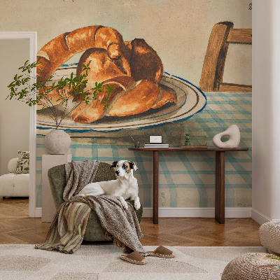 Fototapet barn med köksbakverk som motiv