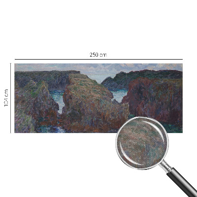 3D fototapet med motiv av en klippig kust