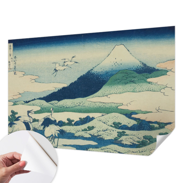 Peel and stick fototapet Kranar och berg