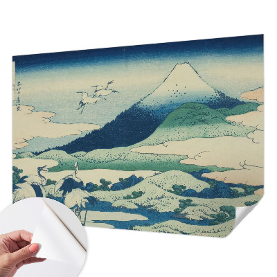 Peel and stick fototapet Kranar och berg