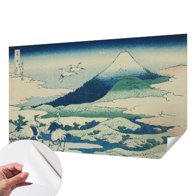 Peel and stick fototapet Kranar och berg