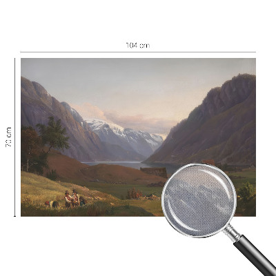 Självhäftande fotovägg Bergspanorama