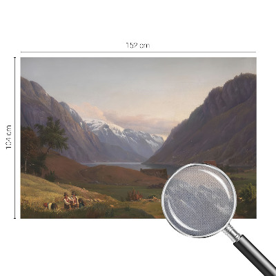 Självhäftande fotovägg Bergspanorama