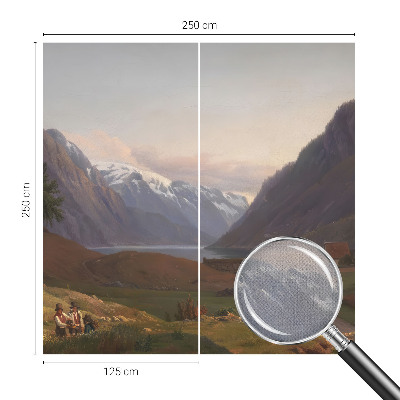 Självhäftande fotovägg Bergspanorama