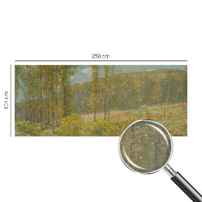 Självhäftande fotovägg med motiv av ett skogslandskap